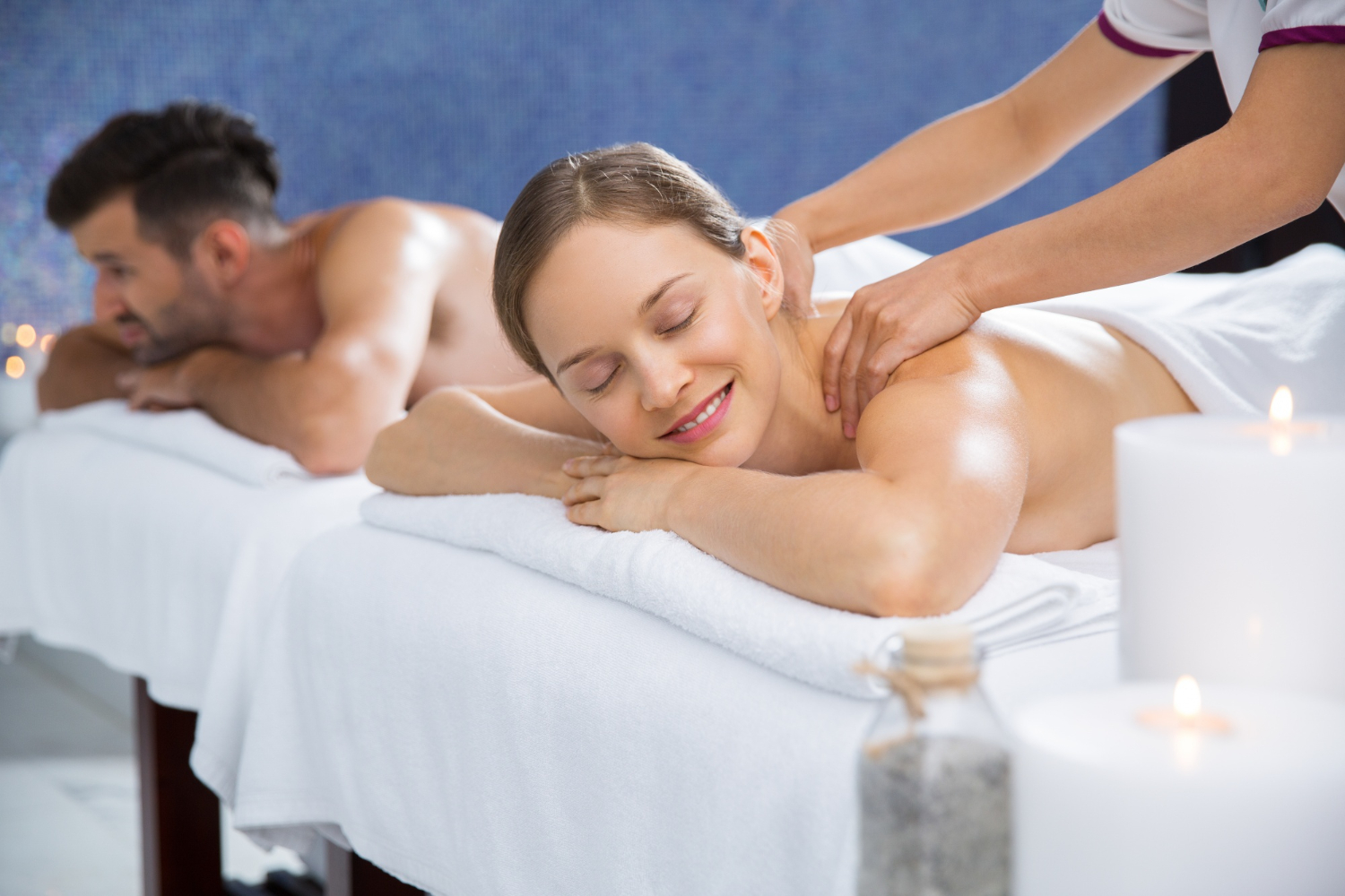 Paar-Massage für gemeinsame Entspannung